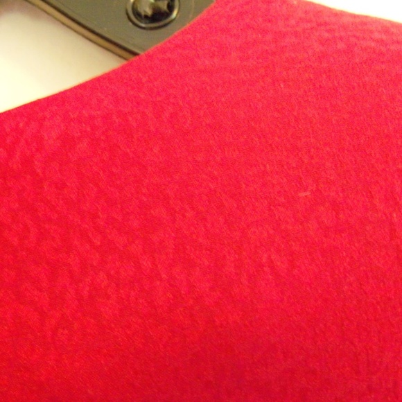 Carlisle red silk blouse Size 6 (M) (#EV275) - Picture 3 of 4